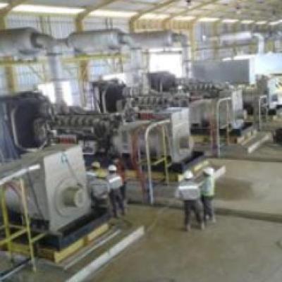 इंडोनेशिया 10×1.5MW डीजल जेनसेट